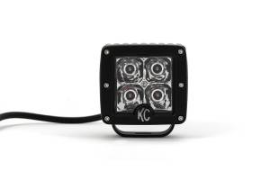 KC Hilites - KC Hilites 3in. C-Series C3 LED-2-Light System-Amber-12W Spot Beam  -  0315 - Image 5