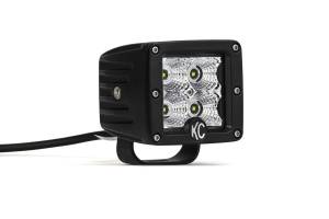 KC Hilites - KC Hilites 3in. C-Series C3 LED-2-Light System-12W Flood Beam  -  0332 - Image 2