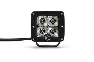 KC Hilites - KC Hilites 3in. C-Series C3 LED-2-Light System-12W Flood Beam  -  0332 - Image 5