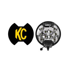 KC Hilites - KC Hilites SlimLite LED 6in. Spot Beam Black (ea)  -  1100 - Image 1