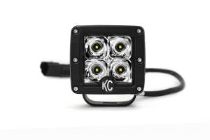 KC Hilites C3 LED 3in. Spot 12w (no Harness) (ea)  -  1330