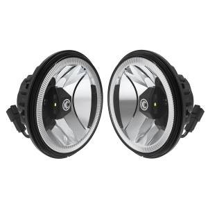 KC Hilites 6in. Gravity LED Insert Pair Pack System-KC #42054 (Driving Beam)  -  42054