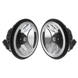 KC Hilites - KC Hilites 6in. Gravity LED Insert Pair Pack System-KC #42054 (Driving Beam)  -  42054 - Image 1