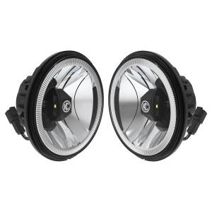 KC Hilites 6in. Gravity LED Insert Pair Pack System-KC #42134 (Spot Beam)  -  42134