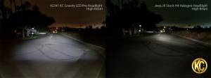 KC Hilites - KC Hilites Headlight Gravity LED Pro 7in. DOT Jeep JK 07-18 (ea)  -  4234 - Image 10