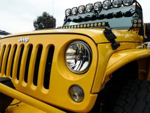 KC Hilites - KC Hilites Headlight Gravity LED 7in. DOT Jeep JK 07-18 (ea)  -  4235 - Image 4