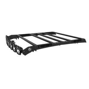 KC Hilites M-RACK KIT-50in. Pro6 Light Bar Roof Rack-Side Blackout Plates-99-16 Ford F250/F350/F450 SuperCab  -  92104