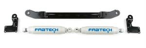 Steering - Steering Dampers - Fabtech - Fabtech Steering Stabilizer Kit  -  FTS21044BK