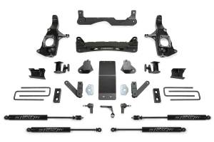 Fabtech Crossmember Lift System 4 in. Lift w/Stealth Shocks  -  K1121M