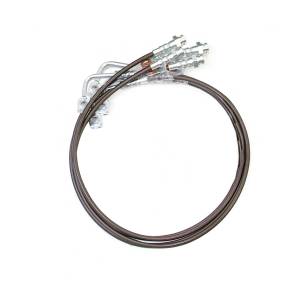 ReadyLift Brake Line Front And Rear Braided Stainless Steel 6 in. Length  -  47-6445
