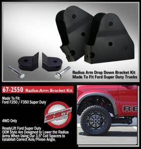 ReadyLift - ReadyLift Radius Arm Bracket Kit  -  67-2550 - Image 2