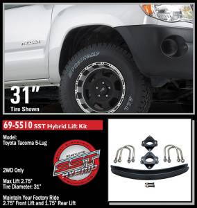 ReadyLift - ReadyLift SST® Lift Kit  -  69-5510 - Image 2