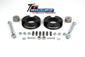 ReadyLift T6 Billet Front Leveling Kit 2.25 in. Lift Anodized Black Allows Up To A 33in. Tire  -  T6-5055-K