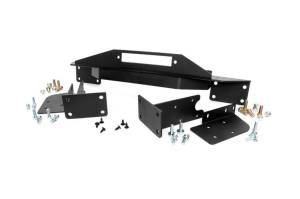 Rough Country Winch Mounting Plate For Factory Bumper Incl. Mounting Brackets Hardware  -  1049