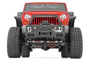 Rough Country - Rough Country Tubular Fender Flares Front 8 in. Wide Steel Satin Black Incl. Hardware Pair  -  10531 - Image 5