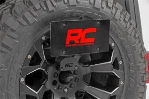 Rough Country - Rough Country License Plate Adapter Incl. LED Light Black Powder Coat  -  10534 - Image 2