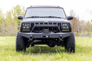 Rough Country - Rough Country Front Winch Bumper Charcoal Black Winch Mount  -  10570 - Image 3