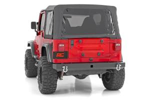 Rough Country - Rough Country Classic Full Width Rear Bumper 4.75 Ton Capacity Incl. D-Rings Black  -  10591 - Image 4