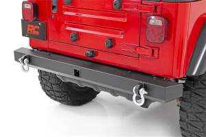 Rough Country - Rough Country Classic Full Width Rear Bumper 4.75 Ton Capacity Incl. D-Rings Black  -  10591 - Image 5