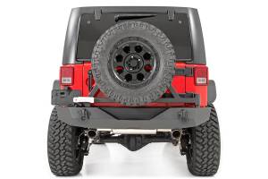 Rough Country - Rough Country Rock Crawler Rear HD Bumper w/Tire Carrier Incl. D-Rings and Hardware Satin Black  -  10594A - Image 4