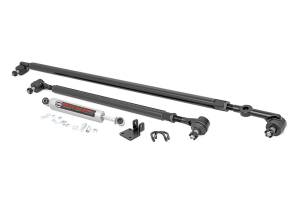 Rough Country Steering Upgrade Kit w/Steering Stabilizer For Jeep HD [TJ/XJ/MJ/ZJ]  -  10613