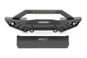 Rough Country LED Front Bumper Front Full Width 2 in. LED Pods 20 in. Single Row LED Light Bar  -  10645A