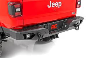 Rough Country - Rough Country Heavy Duty Rear LED Bumper Black Powdercoat Light Mount  -  10646 - Image 4