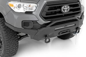 Rough Country - Rough Country High Clearance Bumper Front Winch Mount Only Black Series  -  10719 - Image 4