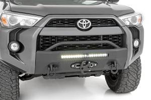 Rough Country - Rough Country LED Front Bumper Hybrid Black  -  10743A - Image 4