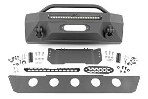 Rough Country - Rough Country LED Front Bumper Hybrid 20 in. Single Row LED Black  -  10744 - Image 1