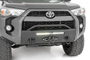 Rough Country - Rough Country LED Front Bumper Hybrid 20 in. Single Row LED Black  -  10744 - Image 4