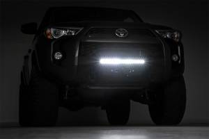 Rough Country - Rough Country LED Front Bumper Hybrid 20 in. Single Row LED Black  -  10744 - Image 5