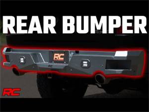 Rough Country - Rough Country Heavy Duty Rear LED Bumper Black Light Mount  -  10755 - Image 3