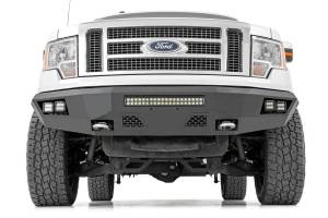 Rough Country - Rough Country Heavy Duty Front LED Bumper Black Powder Coated  -  10767 - Image 5