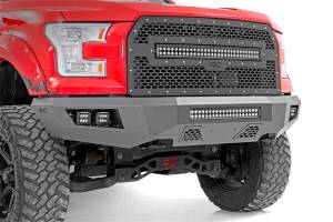 Rough Country Heavy Duty Front LED Bumper Black Light Mount  -  10770