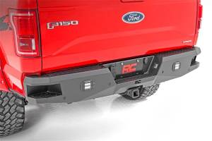 Rough Country - Rough Country Heavy Duty Rear LED Bumper Black Light Mount  -  10771 - Image 1