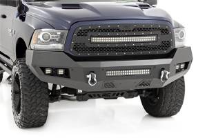 Rough Country Heavy Duty Front LED Bumper Black Light Mount  -  10774