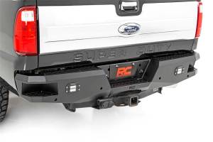 Rough Country Heavy Duty Rear LED Bumper Black Light Mount  -  10784