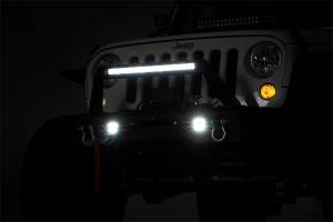 Rough Country - Rough Country Front Stealth Stubby Winch Bumper  -  11826 - Image 3