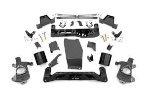 Rough Country - Rough Country Suspension Lift Kit 6 in. Lift Upper Strut Spacers Skid Plate Front/Rear Cross Member  -  18201 - Image 2