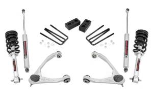 Rough Country Suspension Lift Kit w/Shocks 3.5 in. Lift  -  198.23