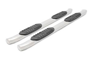 Rough Country Oval Nerf Step Bar Stainless Steel  -  21001S