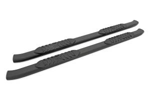 Rough Country Oval Nerf Step Bar Black  -  21010