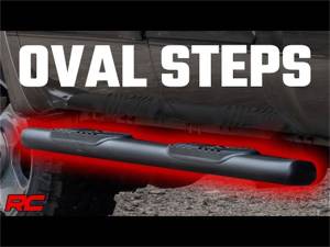 Rough Country - Rough Country Oval Nerf Step Bar Black  -  21013 - Image 5