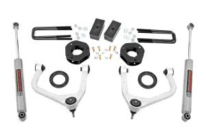 Rough Country - Rough Country Suspension Lift Kit w/Shocks 3.5 in. Lift Incl. Strut Spacers Rear N3 Shocks3.5 in. Lift Incl. Strut Spacers Rear N3 Shocks  -  22630 - Image 1