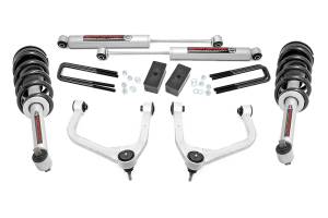 Rough Country Suspension Lift Kit w/Shocks 3.5 in. Lift Incl. Forged Upper Control Arms Lifted Struts Rear N3 Shocks  -  22631