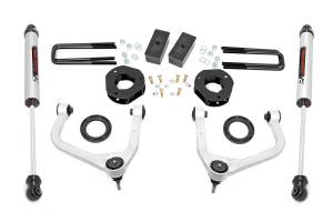 Rough Country Suspension Lift Kit w/Shocks 3.5 in. Lift Incl. Forged Upper Control Arms Rear N30 Shocks  -  22670