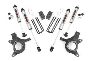 Rough Country Suspension Lift Kit w/Shocks 3 in. Lift w/V2 Shocks  -  23277