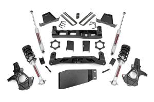 Rough Country Suspension Lift Kit w/Shocks 6 in. Lift w/N3 Loaded Struts And Shocks  -  23633