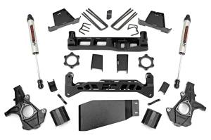 Rough Country Suspension Lift Kit 6 in. Laser Cut Lifted Knuckles Front And Rear Cross Members  -  23670